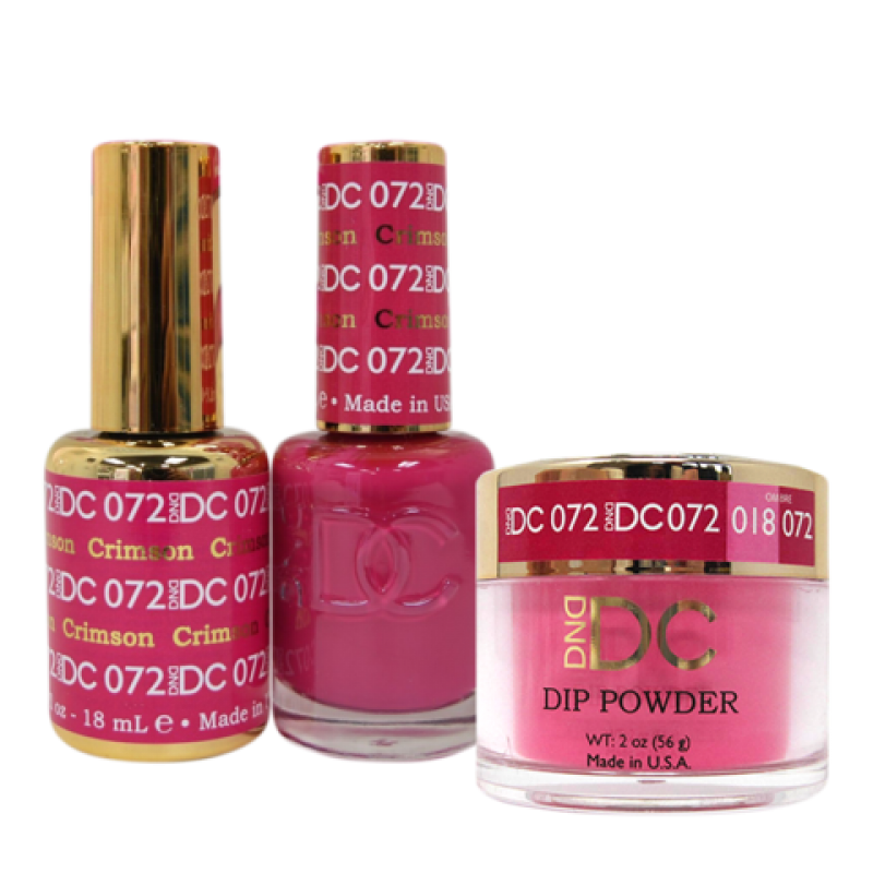 DC 3in1 Dipping Powder + Gel Polish + Nail Lacquer, DC072